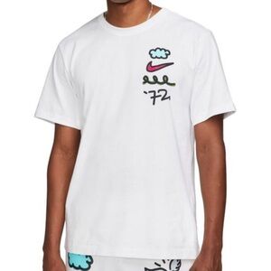 Nike Men’s White Doodleglyph Graphic T-Shirt